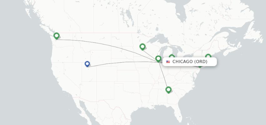 Delta direct flights from chicago 