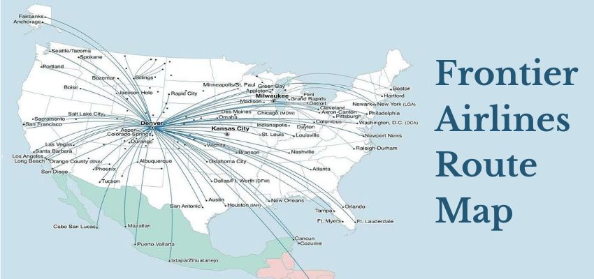 Frontier Airlines Route Map