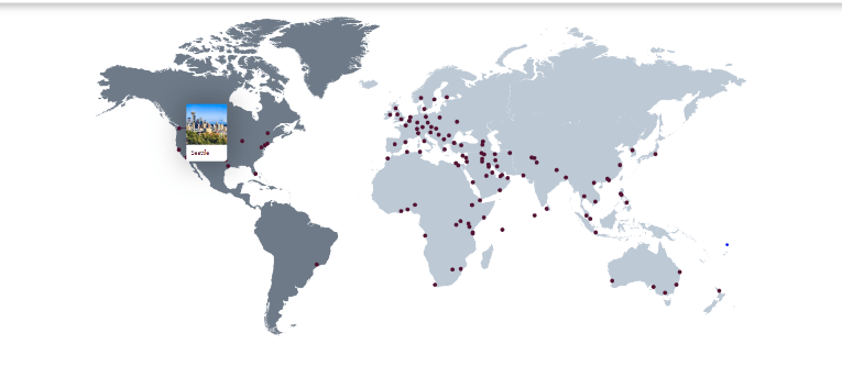 Qatar Airways JFK Destinations Map 