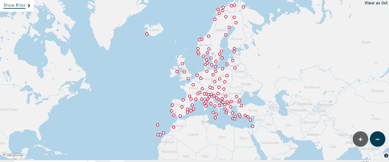 Norwegian Air Route Map 