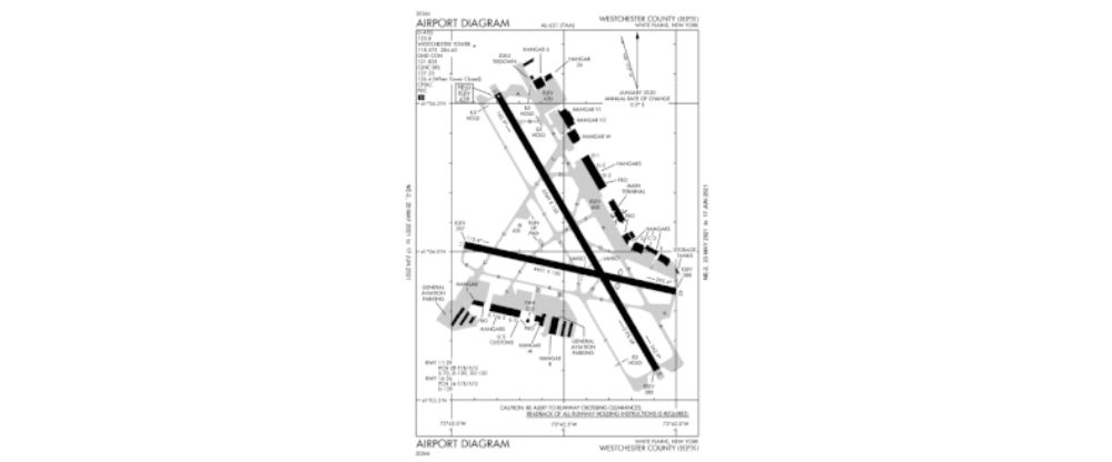 Westchester County Airport Terminal Map
